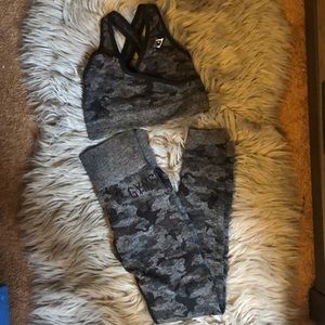 Gymshark camo set